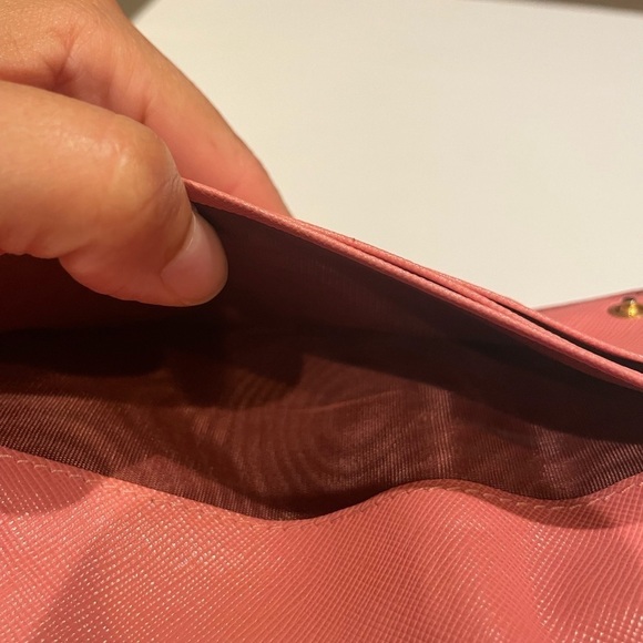 EUC PRADA WALLET PINK Double Snap​​​​ - Picture 10 of 15
